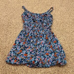 Forever 21 Teal Floral Romper